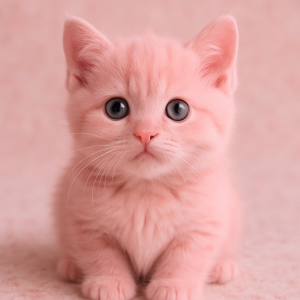 gatito rosado